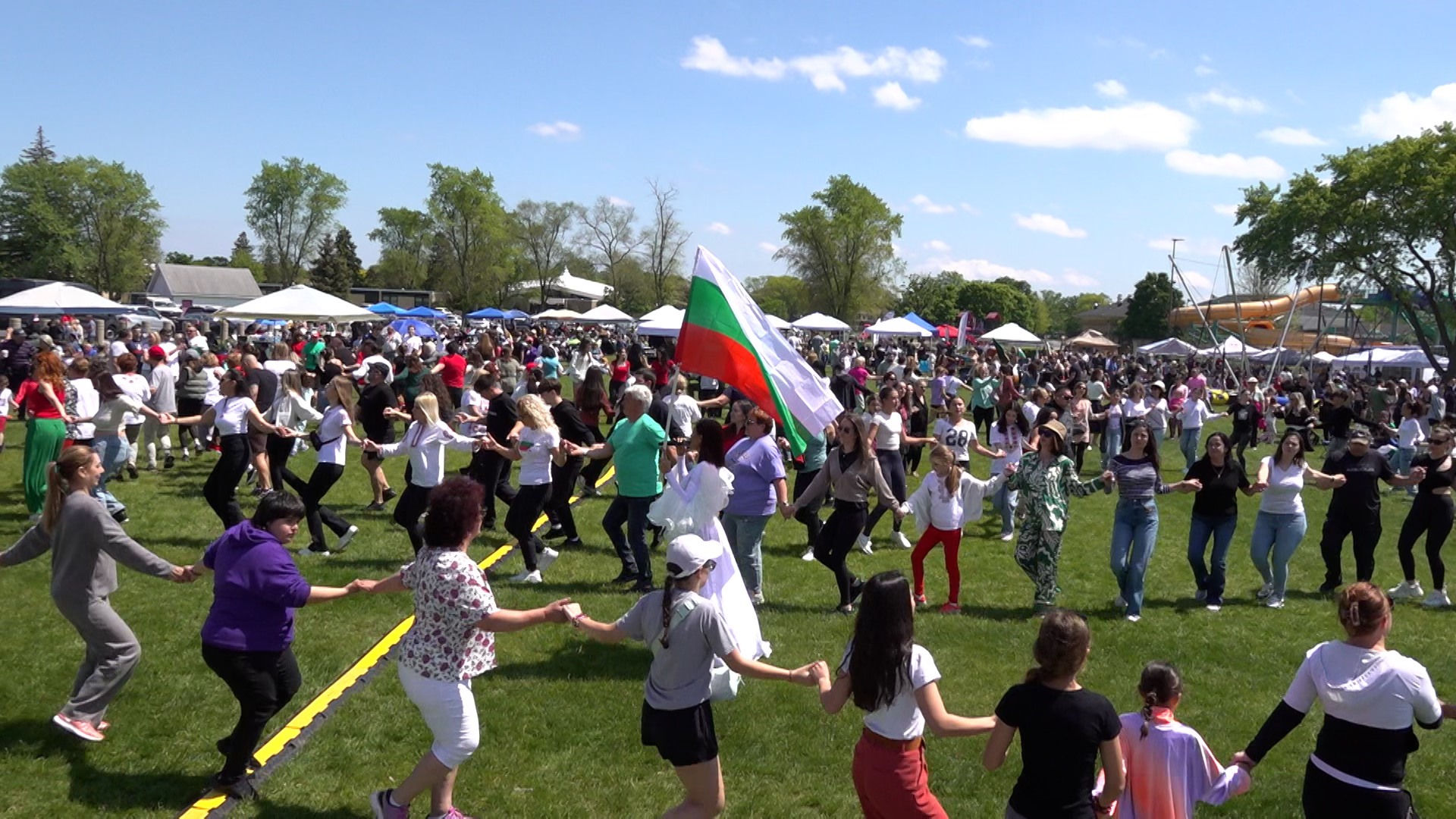 Fourth Bulgarian Parade in Chicago in Celebration of May 24th